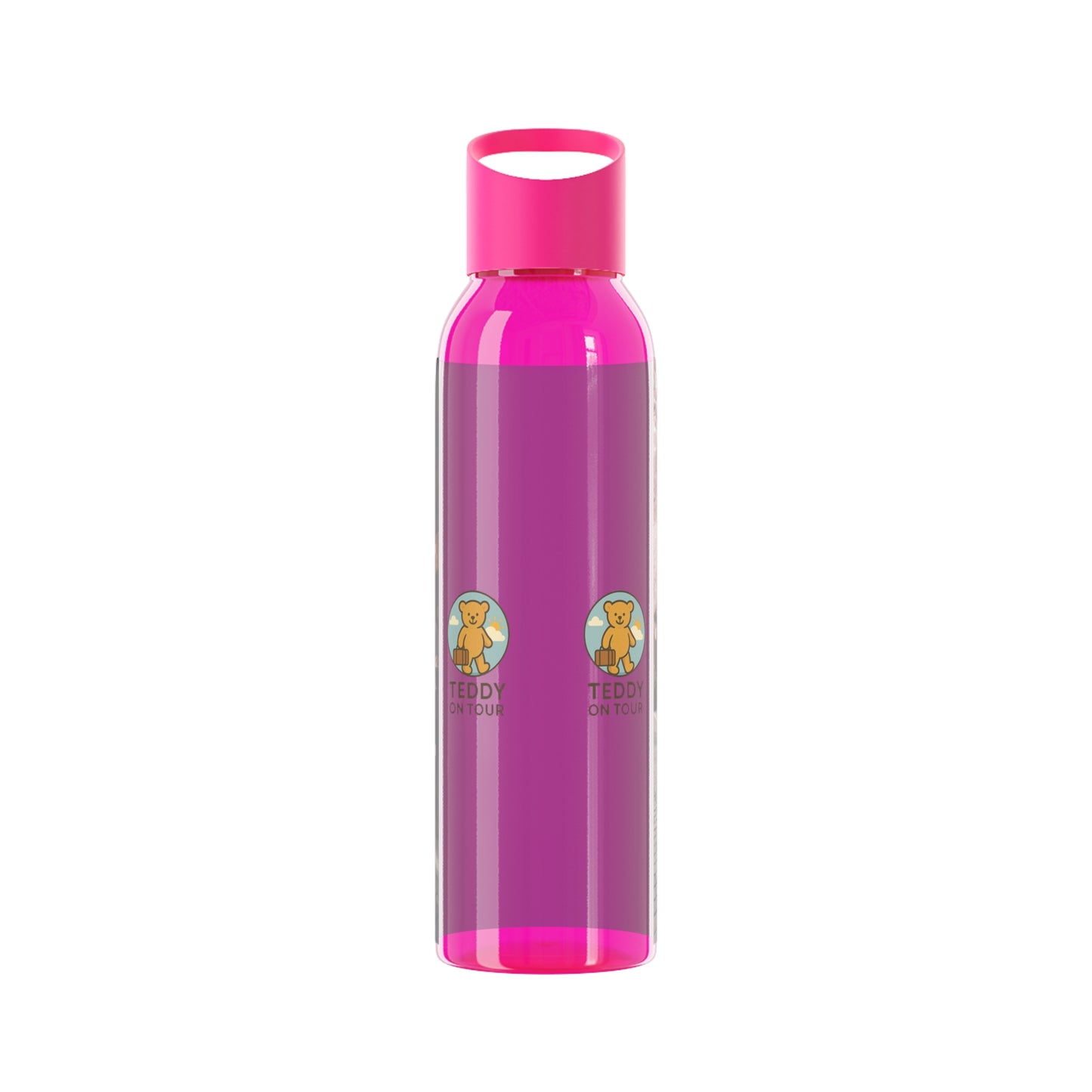 Teddy on Tour Adventurer in Japan Sky Water Bottle