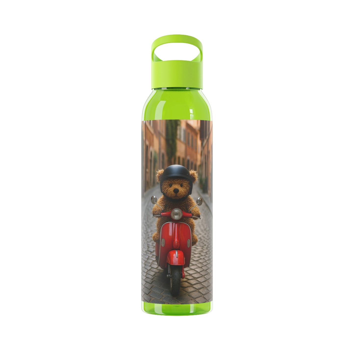 Teddy on Tour Gianni in Italy Sky Water Bottle