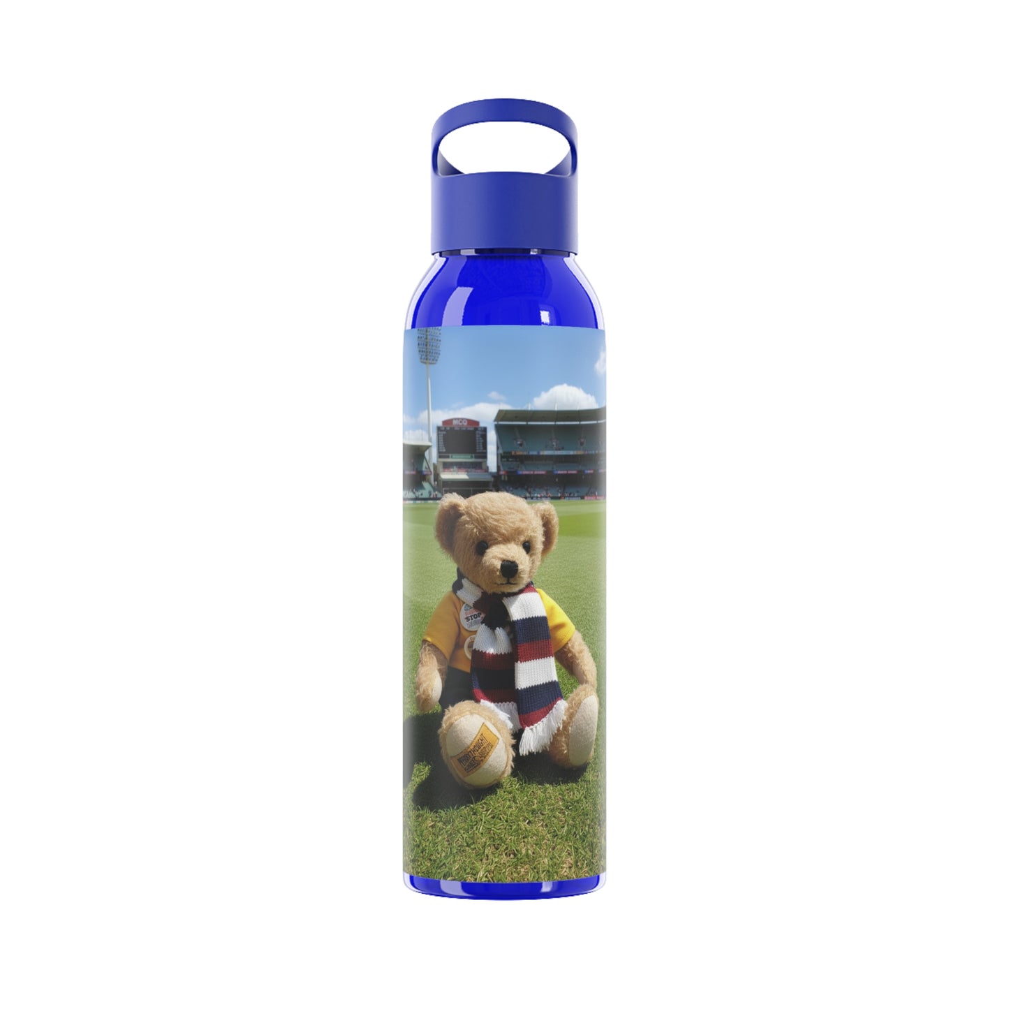 Teddy on Tour Ralphie in Melbourne Sky Water Bottle