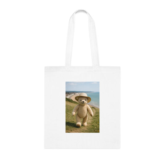 Teddy On Tour – Bexhill Galley Hill Cotton Tote Bag