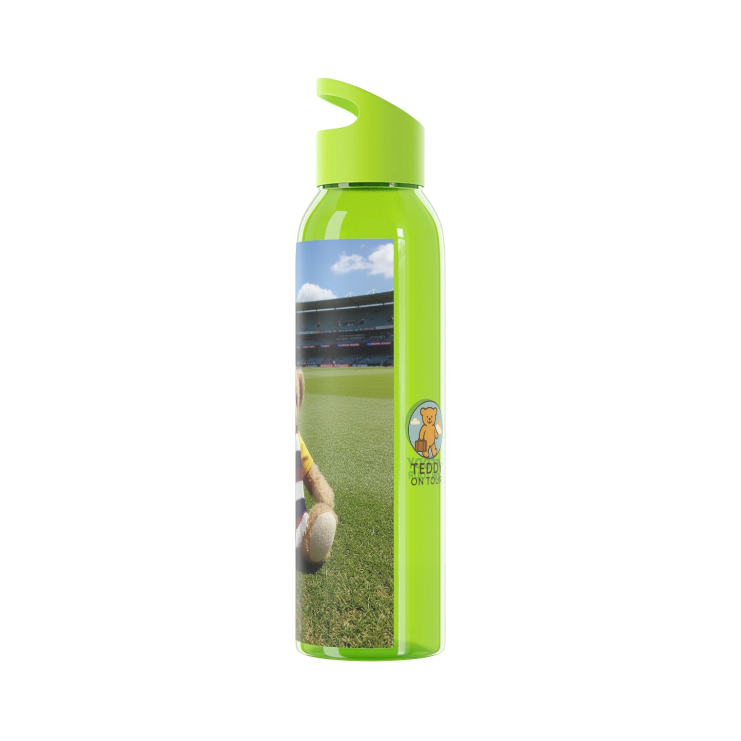Teddy on Tour Ralphie in Melbourne Sky Water Bottle