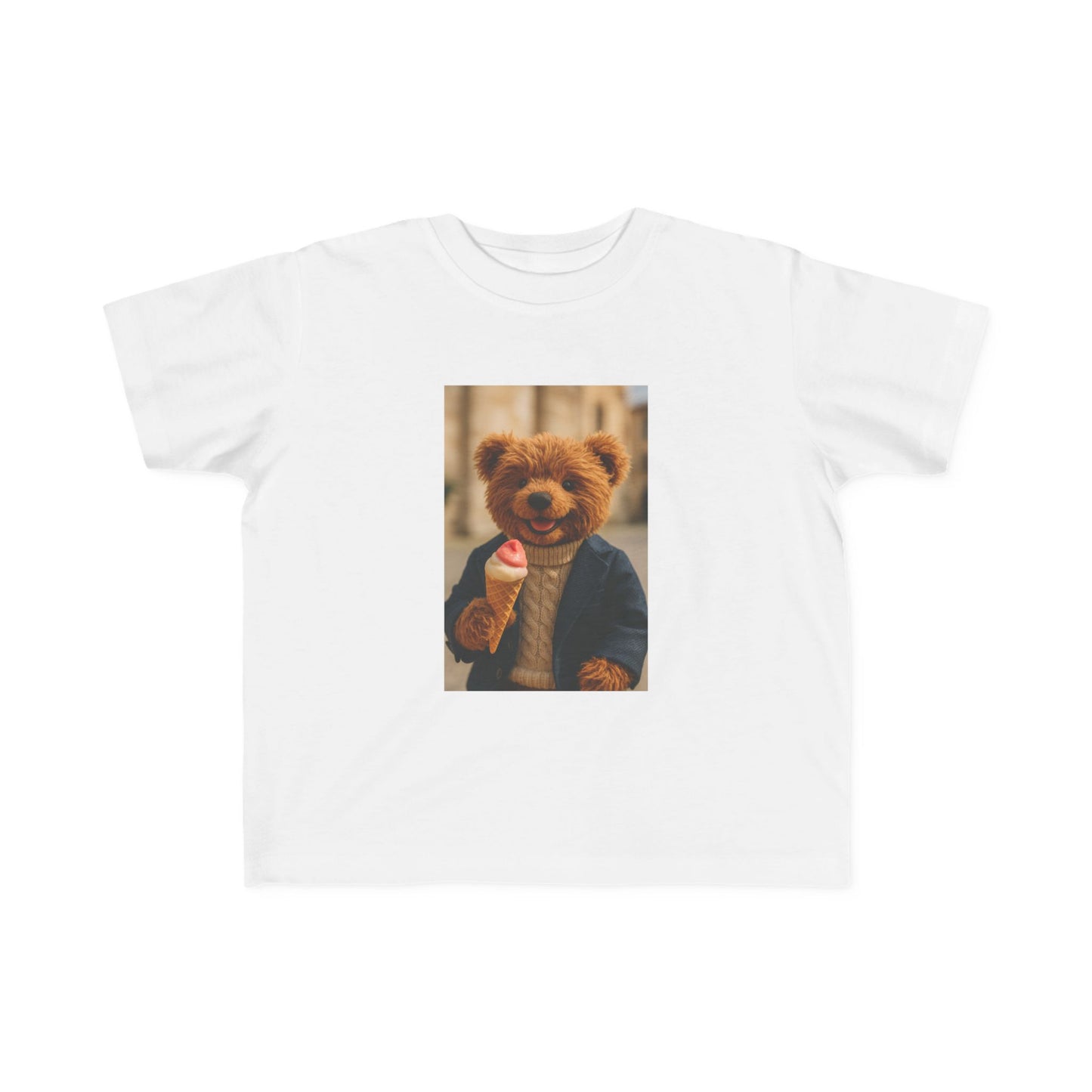 Teddy on Tour Gianni in Italy Toddler's Fine Jersey Tee