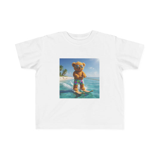 Teddy on Tour Clothing Toddler's Fine Jersey Tee