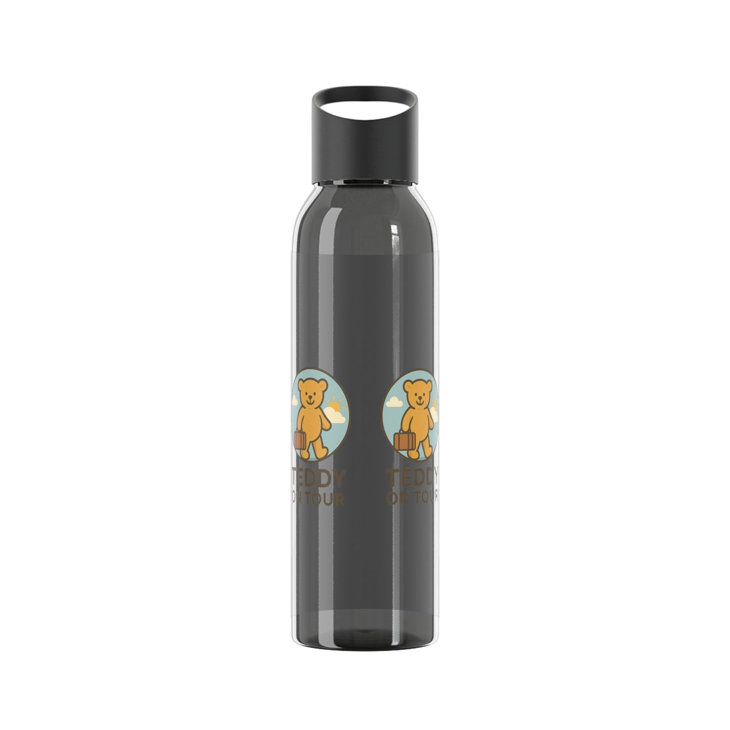 Teddy on Tour Luna in Paris Sky Water Bottle