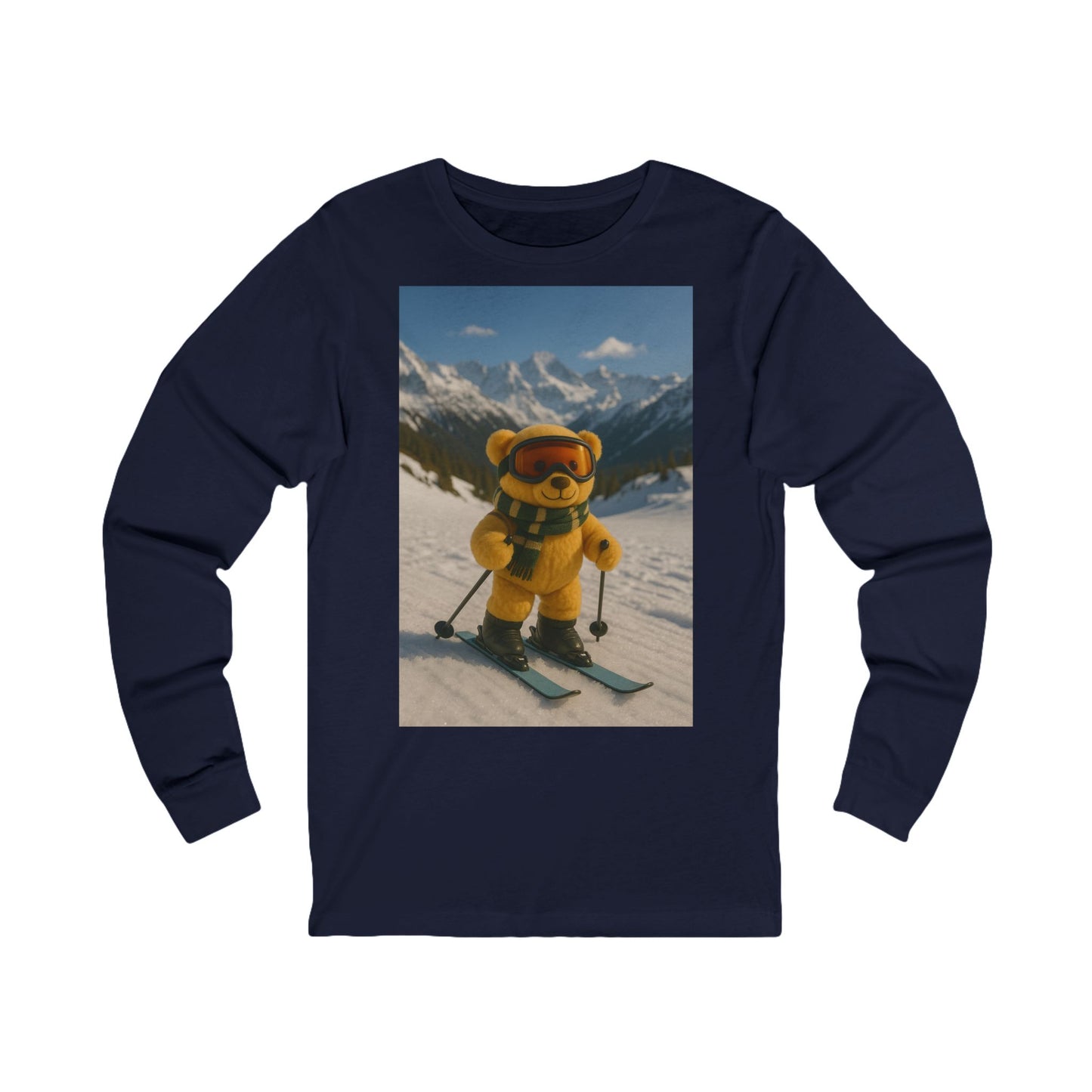Teddy on Tour Adventure Unisex Jersey Long Sleeve Tee