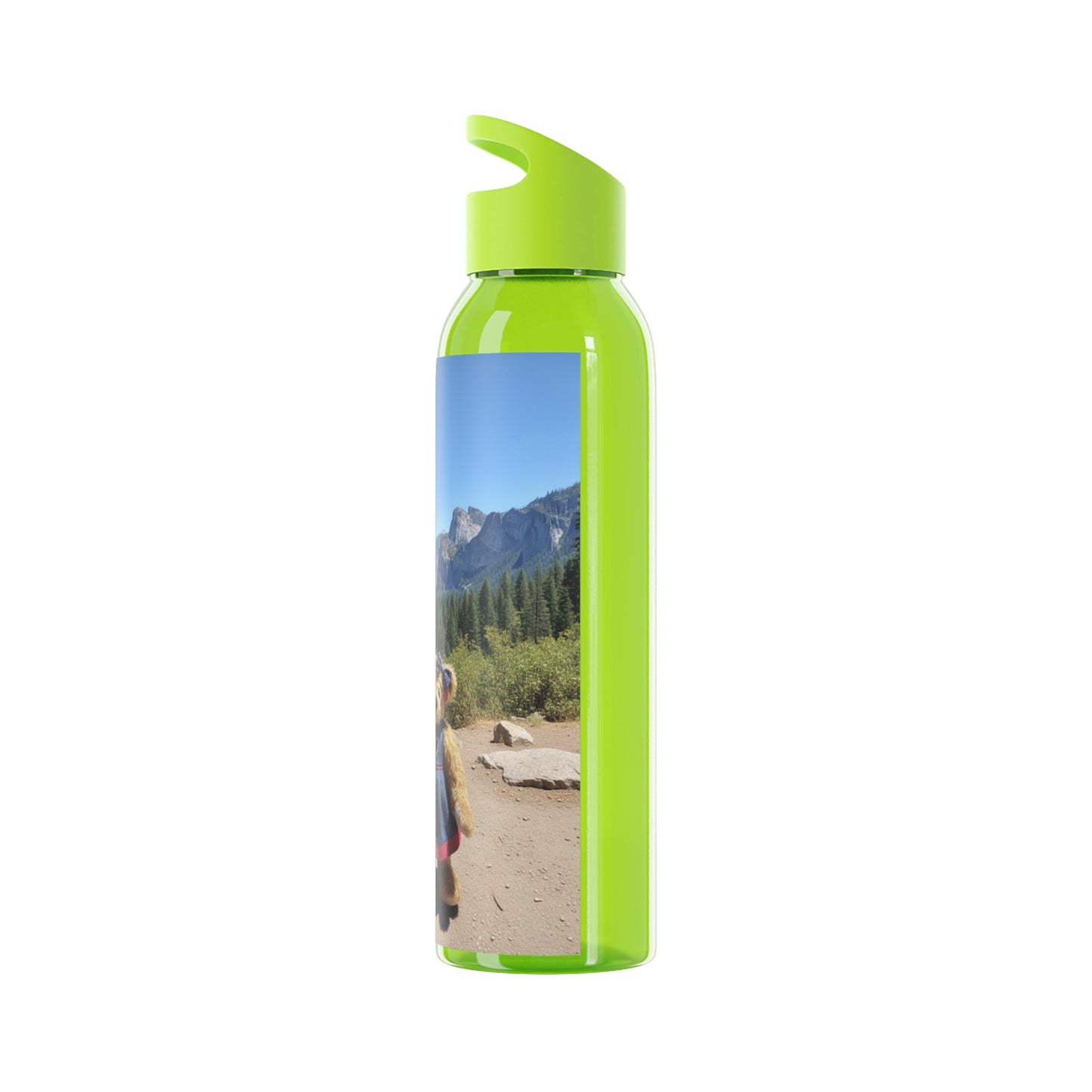 Teddy on Tour Daisy in Yosemite Sky Water Bottle