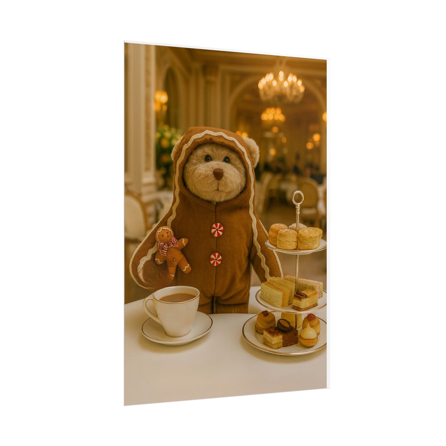 Teddy on Tour Ginger Decor Rolled Posters