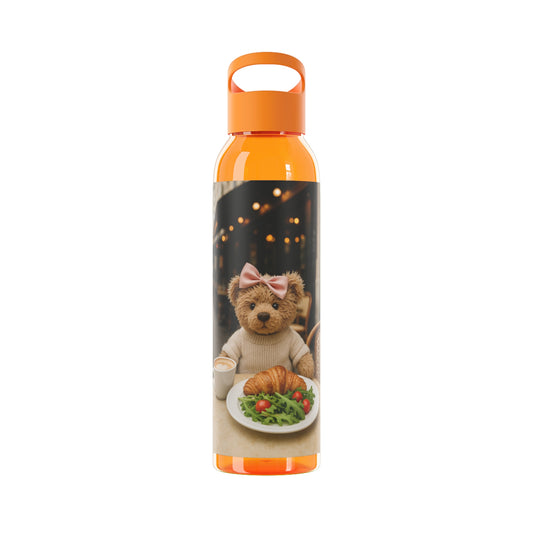 Teddy on Tour Luna in Paris Sky Water Bottle