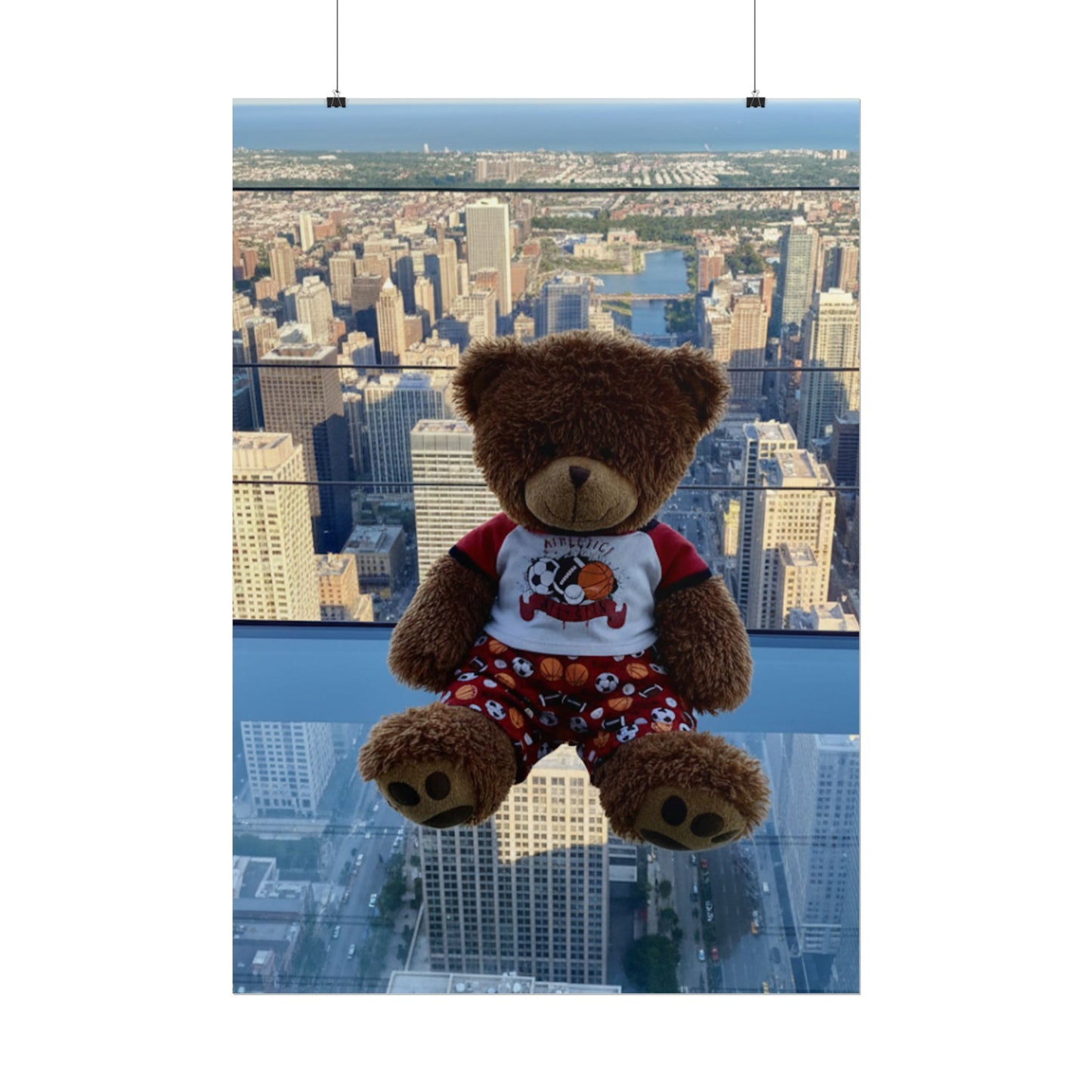 Teddy On Tour Jake in Chicago Rolled Posters