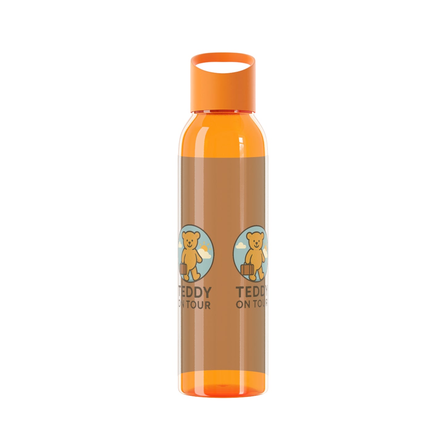 Teddy on Tour Luna in Paris Sky Water Bottle