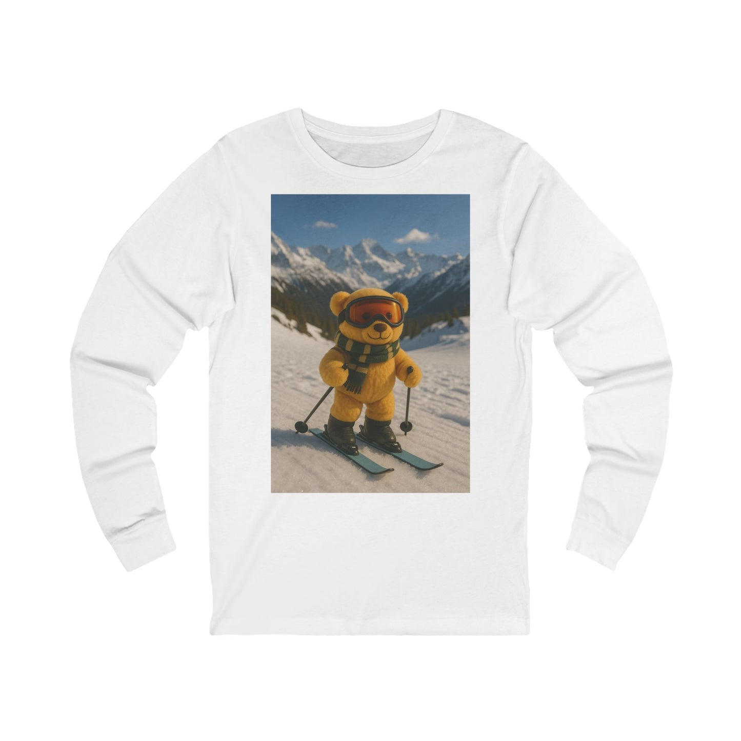 Teddy on Tour Adventure Unisex Jersey Long Sleeve Tee
