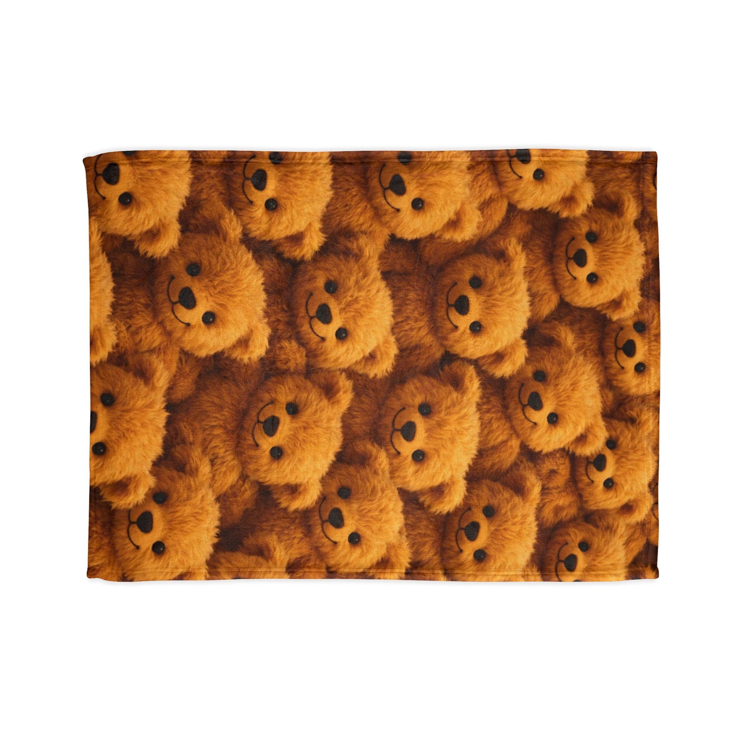 Counting Teddies Scruffy Teddy On Tour Soft Polyester Blanket