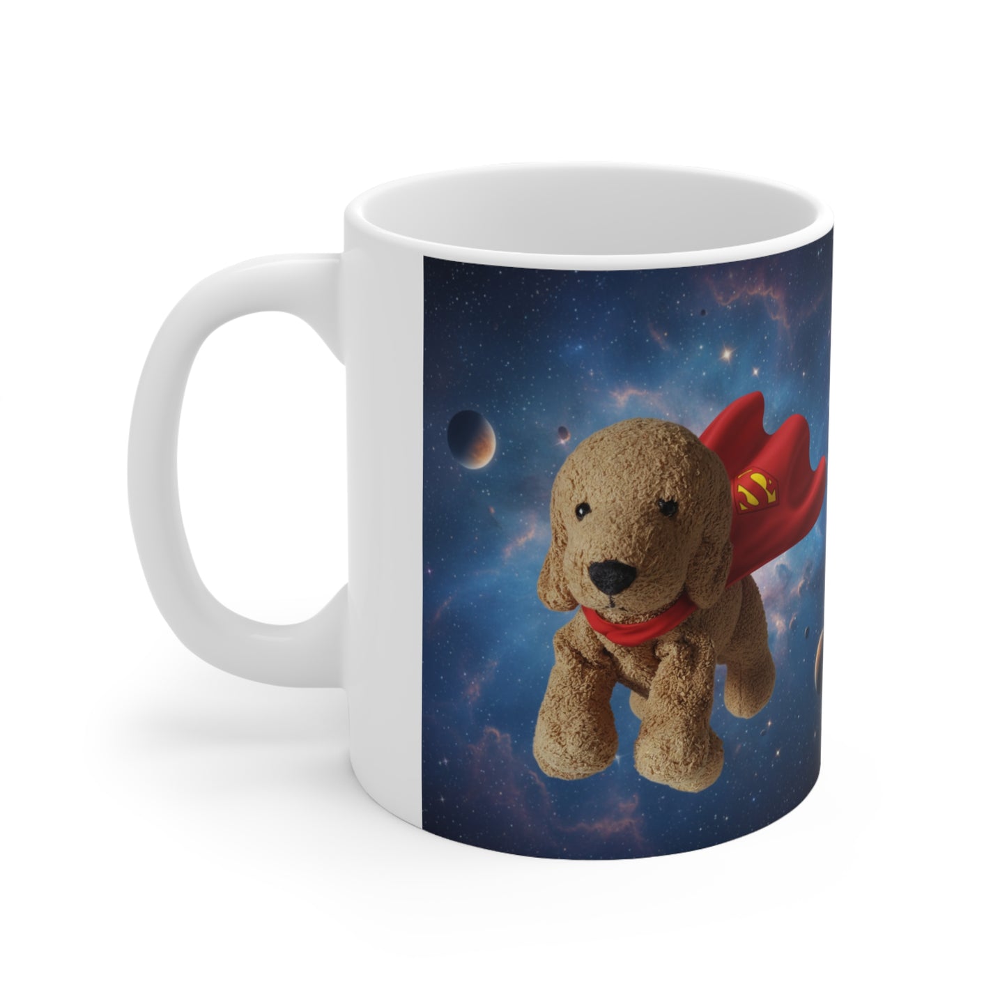 Teddy On Tour – Rusty in Space Ceramic Coffee Cup