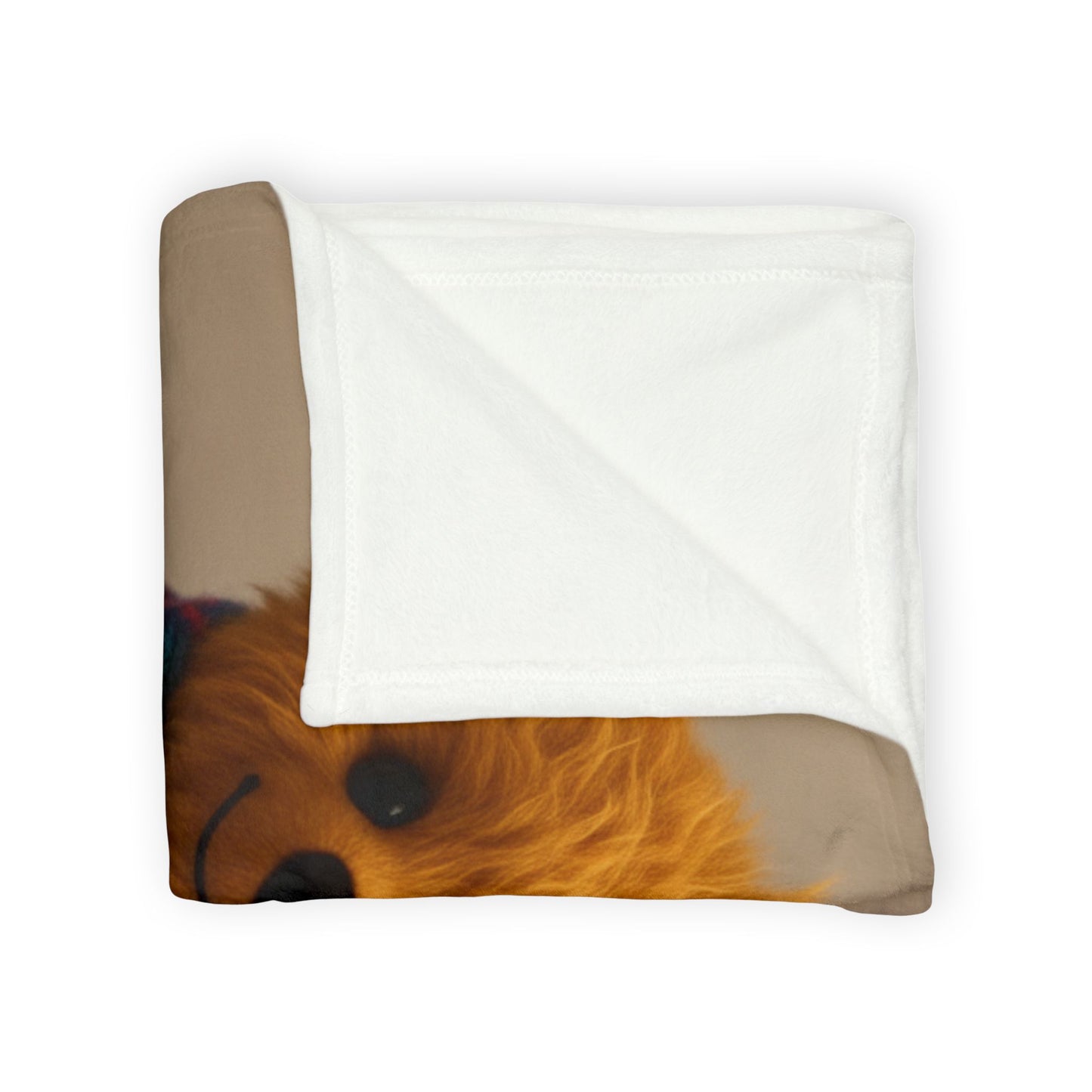 Teddy On Tour Teddy in Blanket Soft Polyester Blanket (look for a matching cushion)