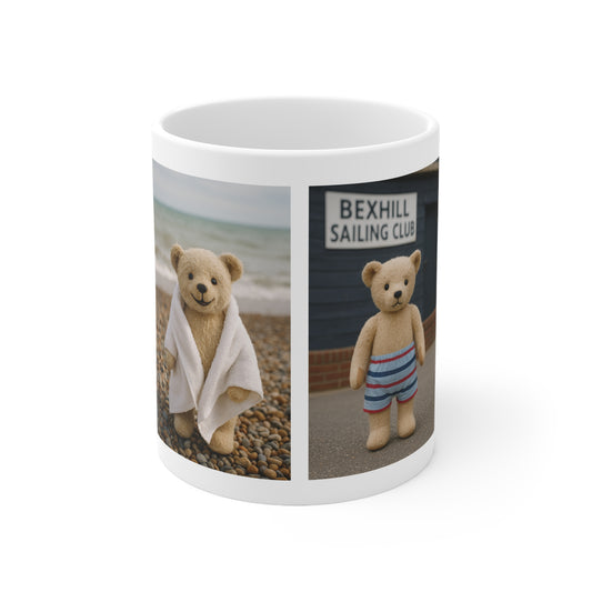 Teddy On Tour – Bexhill Sailing Club Ceramic Coffee Cup