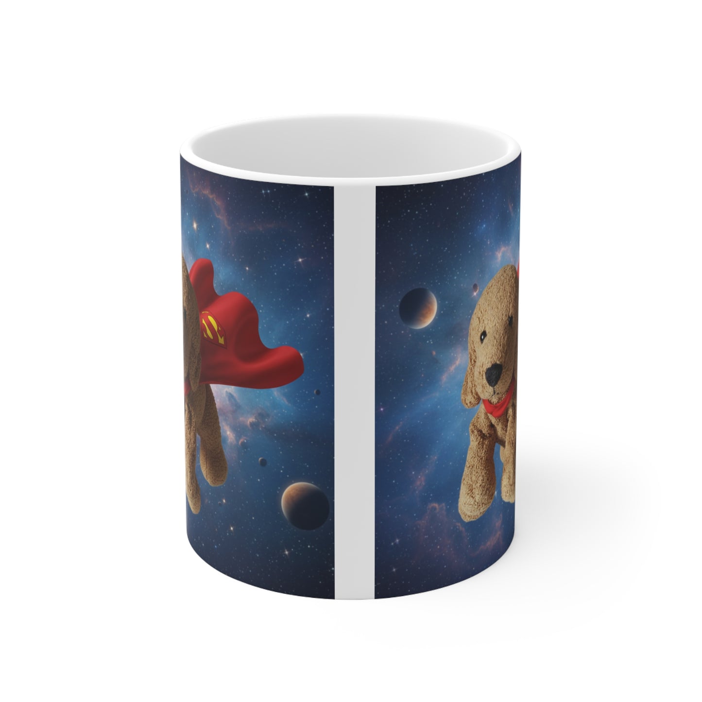 Teddy On Tour – Rusty in Space Ceramic Coffee Cup