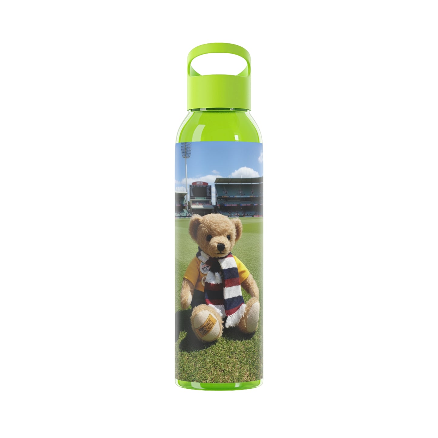 Teddy on Tour Ralphie in Melbourne Sky Water Bottle