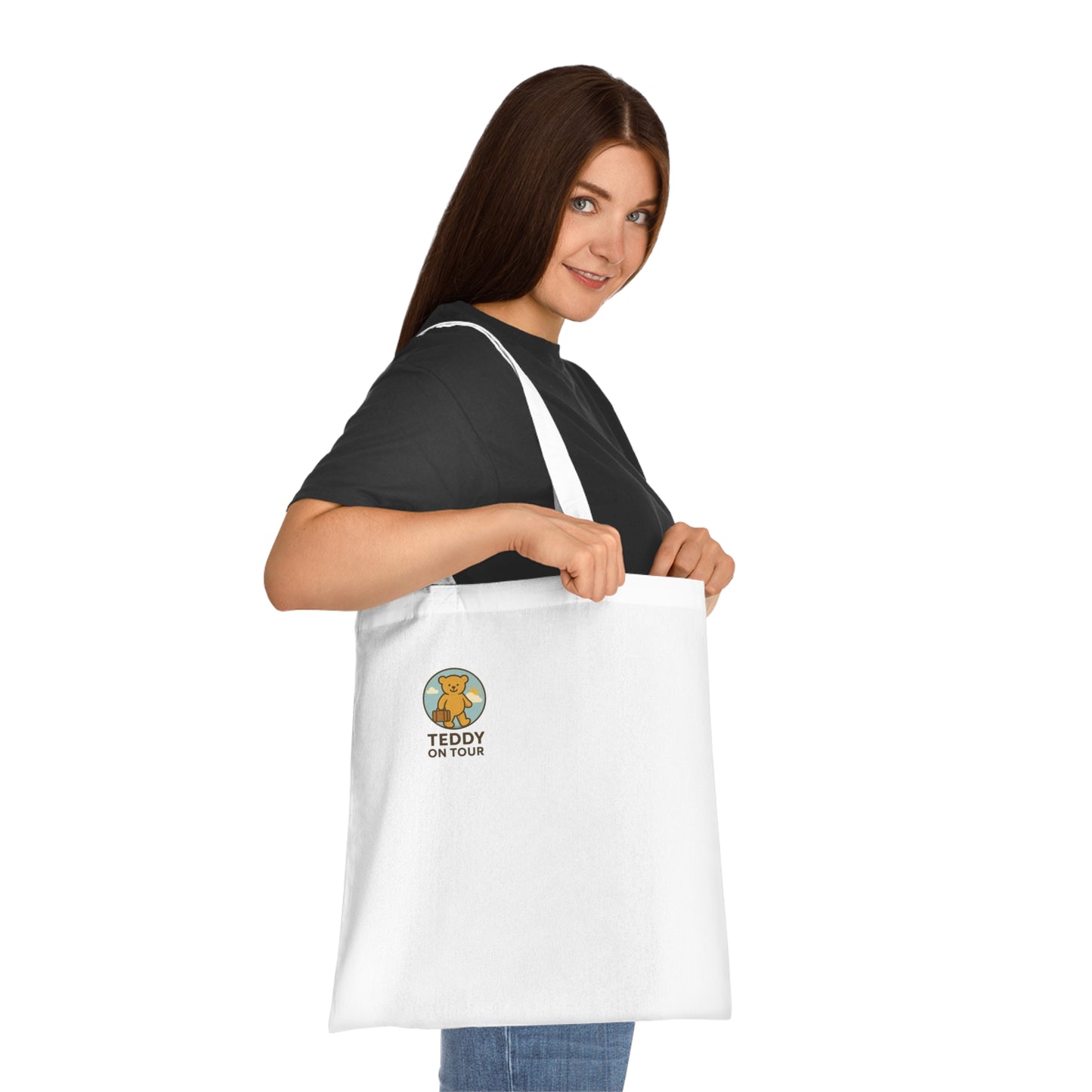Teddy On Tour – Logo Collection Cotton Tote Bag