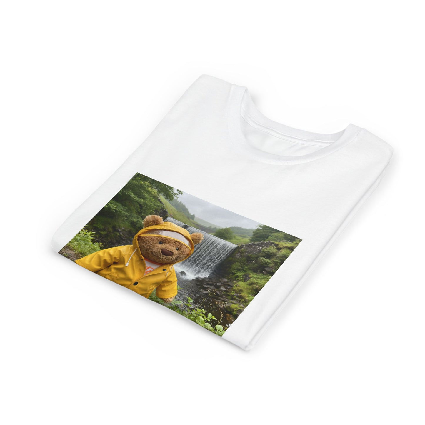 Teddy On Tour – Bartholomew in Elan Valley Youth Short Sleeve Tee