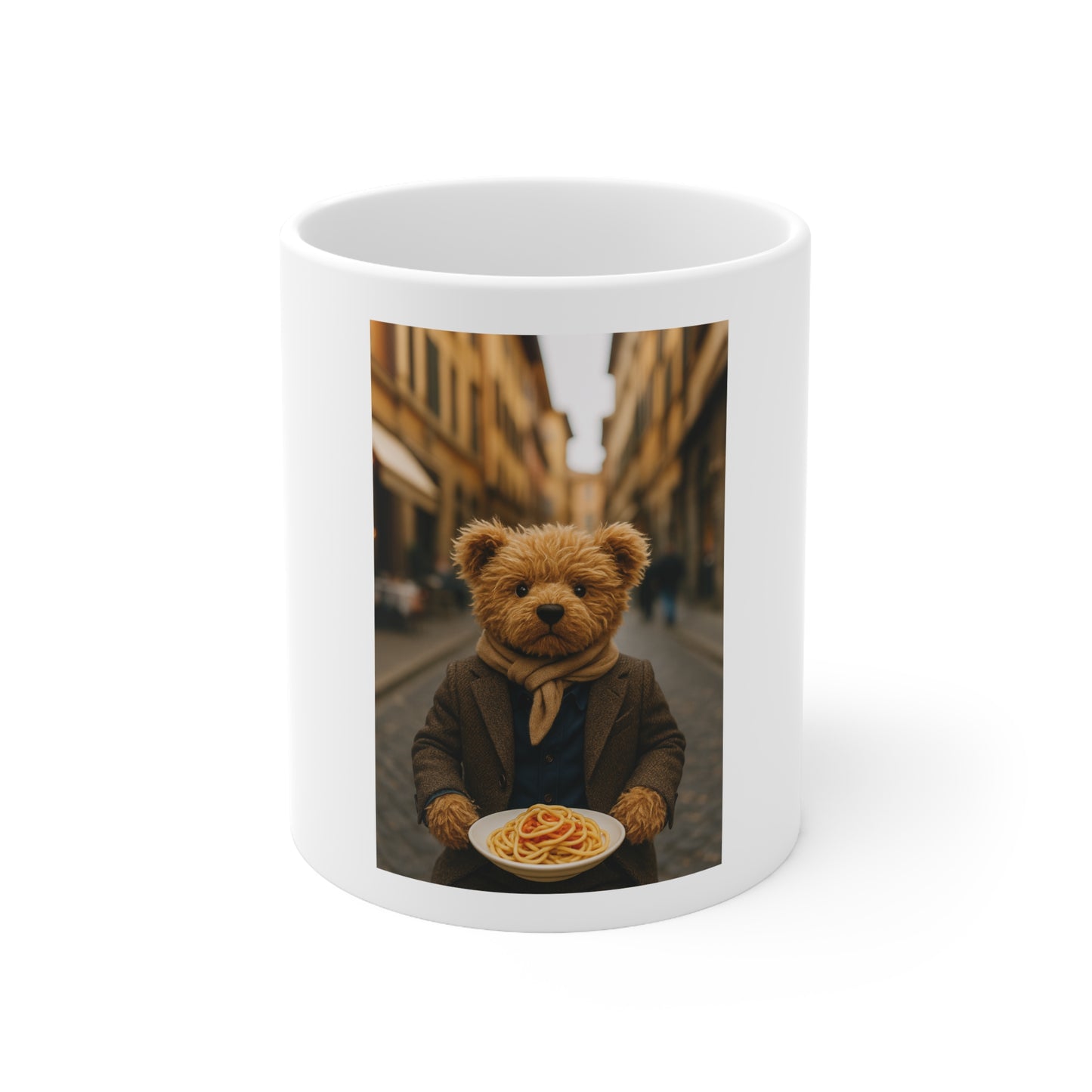 Teddy On Tour – Gianni in Italy Ceramic Coffee Cup