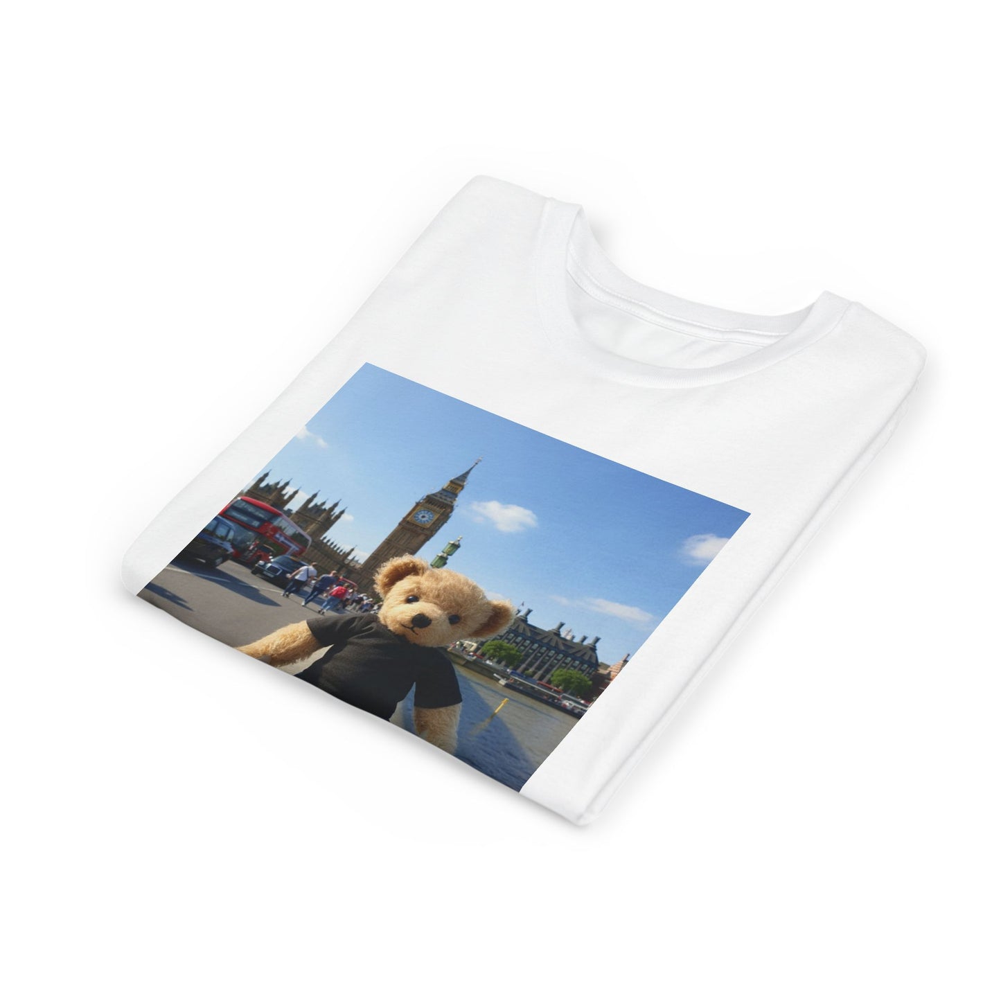 Teddy On Tour – Ralphie in London Youth Short Sleeve Tee