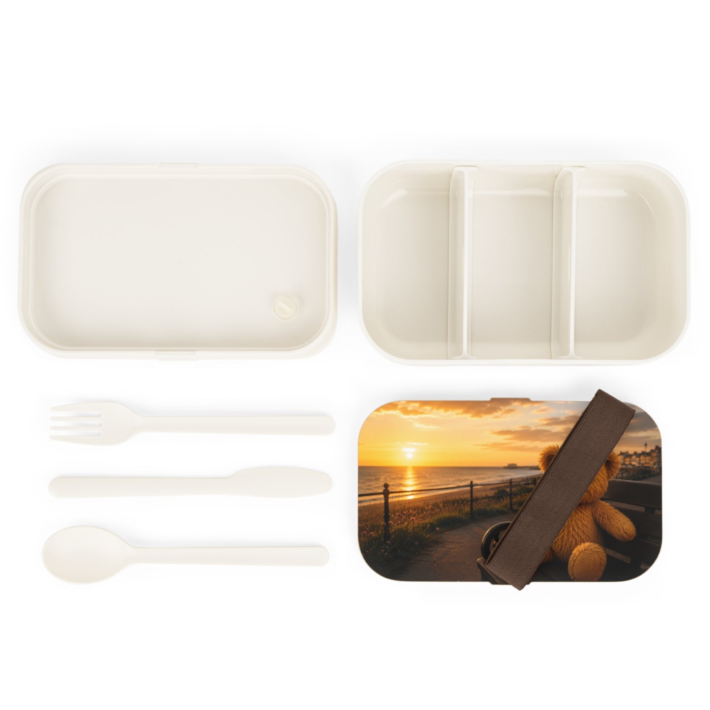 Teddy on Tour Teddy sunset Bento lunchbox ( find a matching water bottle )