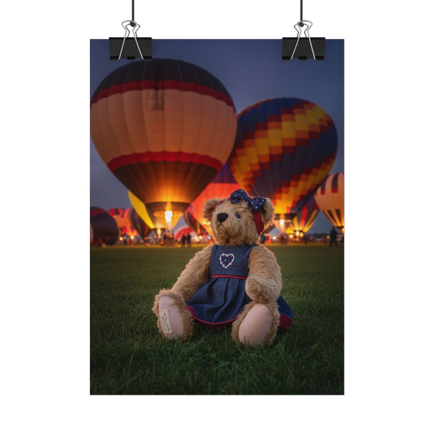 Teddy on Tour Daisy in Albuquerque Rolled Posters