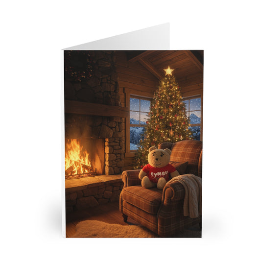 Teddy On Tour – Neville Christmas 3 Greeting Cards (5 Pack)