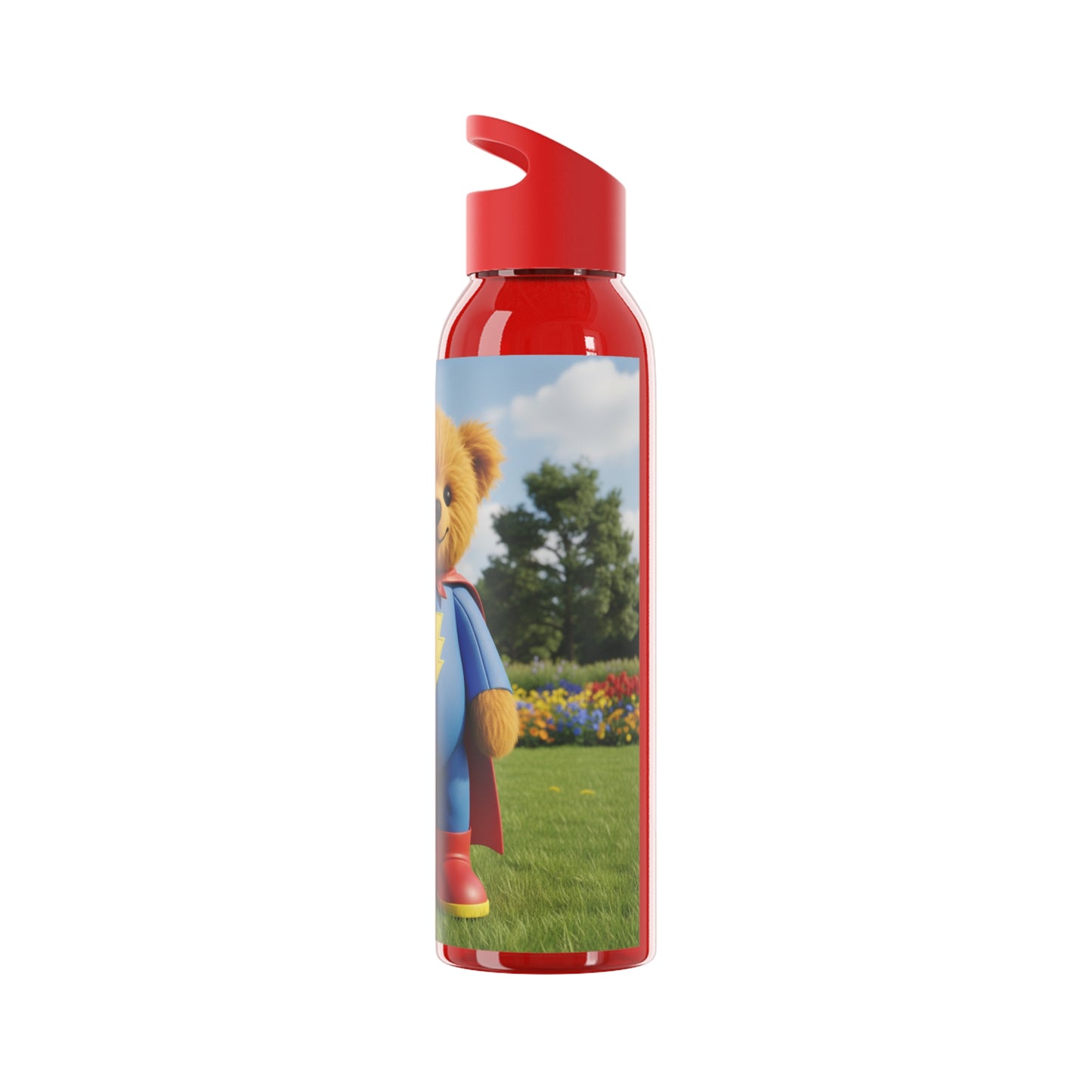 Teddy on Tour  Sky Water Bottle ( look for a matching lunchbox )