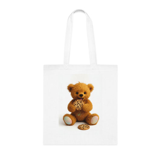 Teddy On Tour Cotton Tote Bag