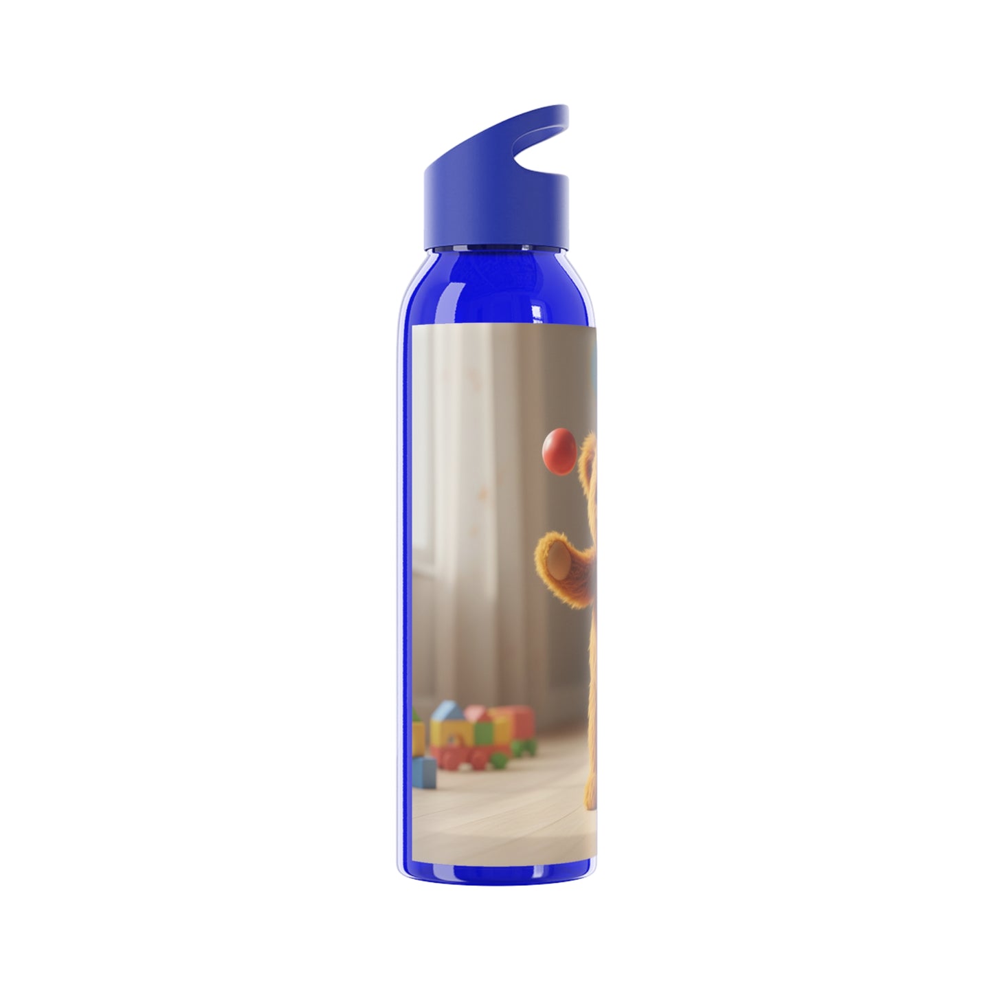 Teddy on Tour  Sky Water Bottle ( look for a matching lunchbox )