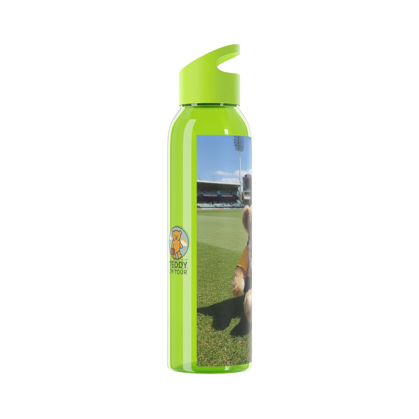 Teddy on Tour Ralphie in Melbourne Sky Water Bottle
