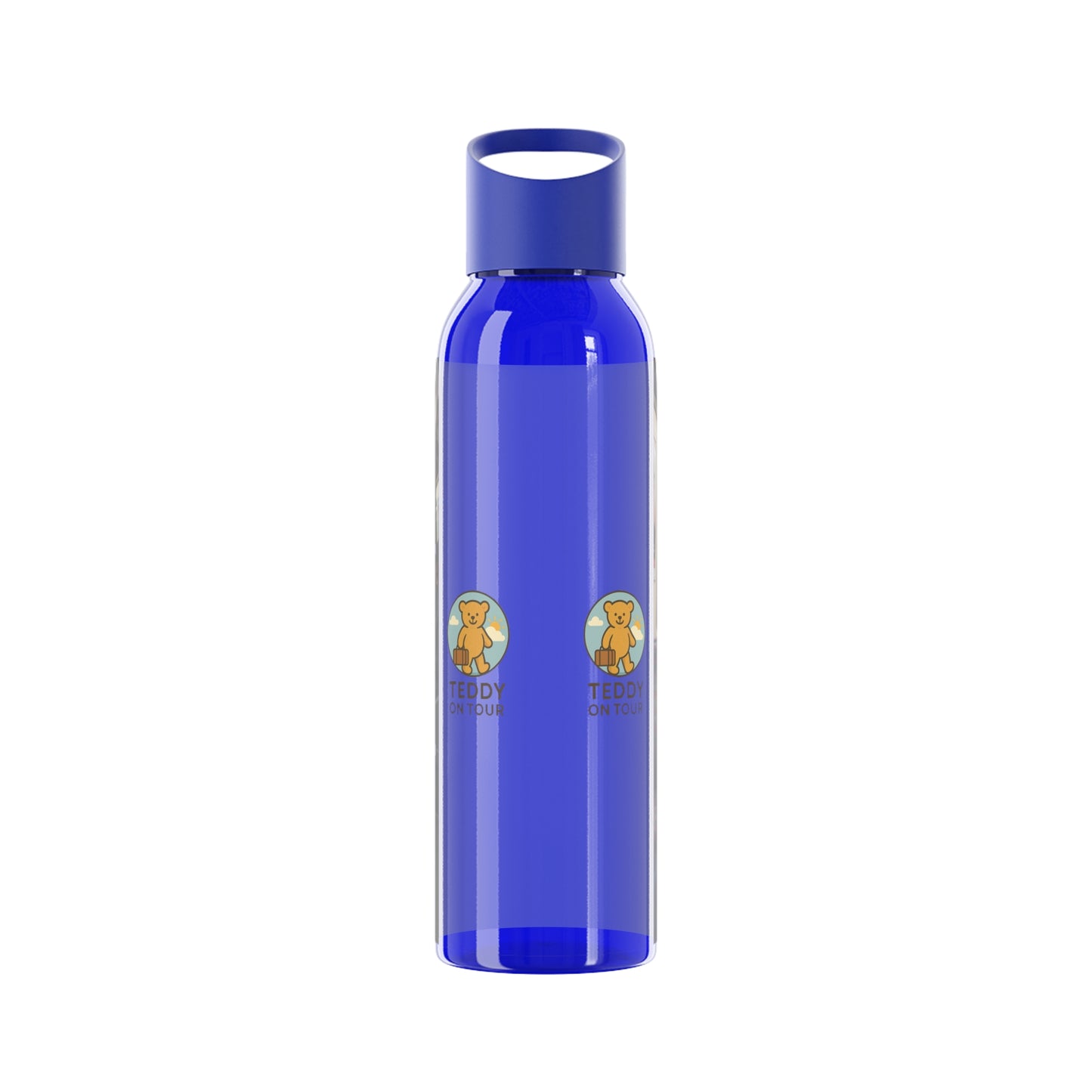 Teddy on Tour Ralphie in London Sky Water Bottle