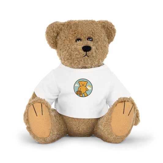 Teddy On Tour Logo Collection – Plush Toy with T-Shirt