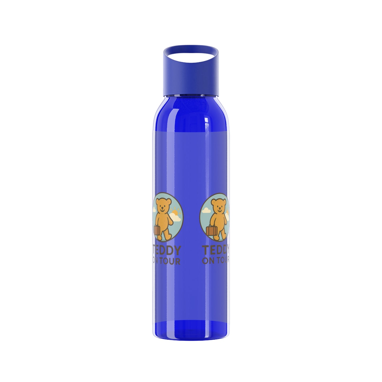 Teddy on Tour Gianni in Italy Sky Water Bottle