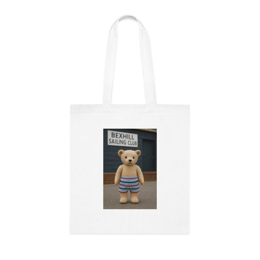 Teddy On Tour – Bexhill Sailing Club Cotton Tote Bag