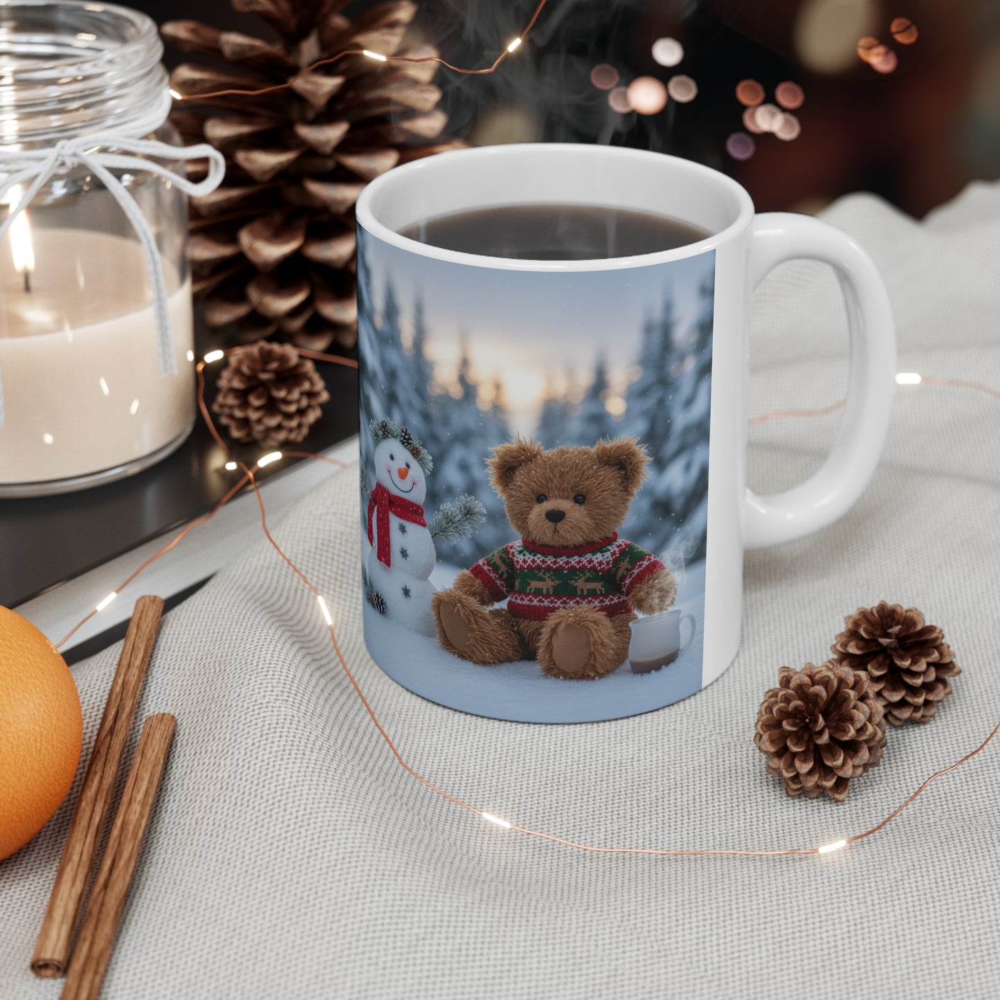 Teddy On Tour Christmas 2025 Ceramic Mug 4