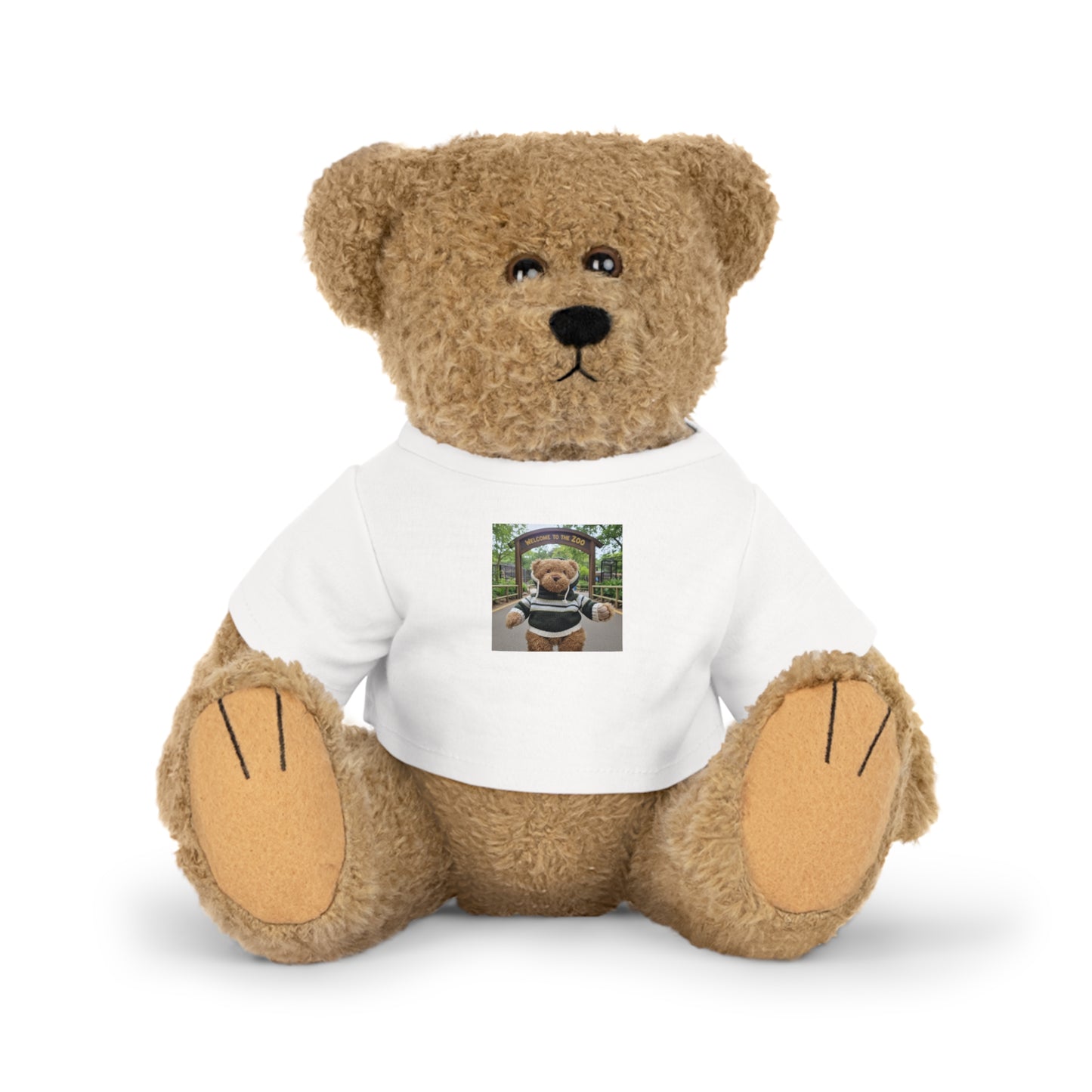 Teddy On Tour – Harry at the Zoo Plush Toy with T-Shirt