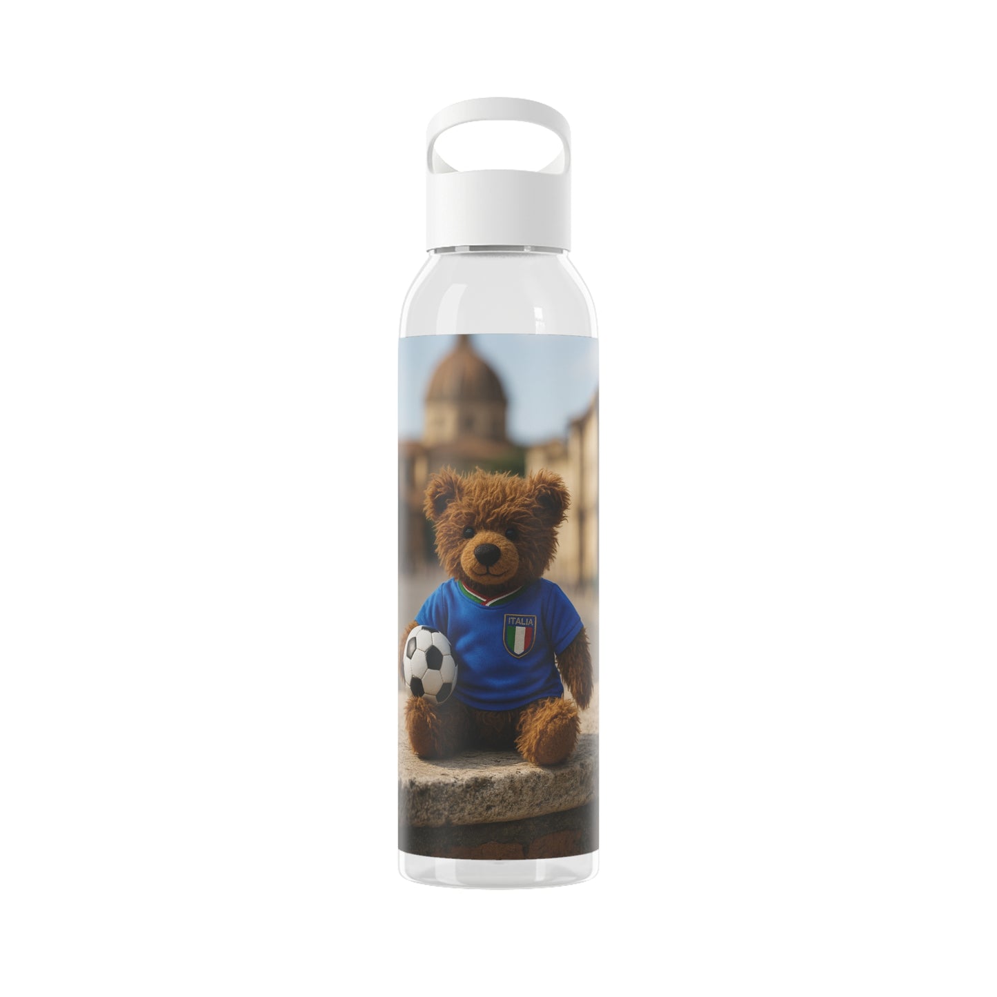 Teddy on Tour Gianni in Italy Sky Water Bottle