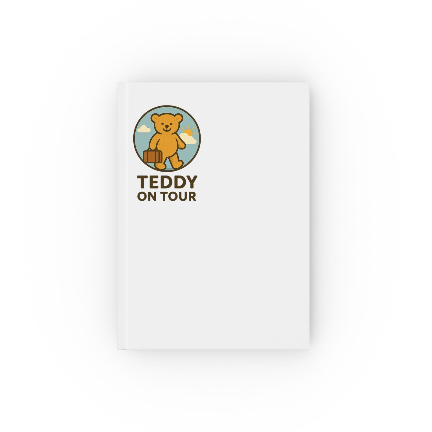 Teddy on Tour Logo Collection Hard Backed Journal