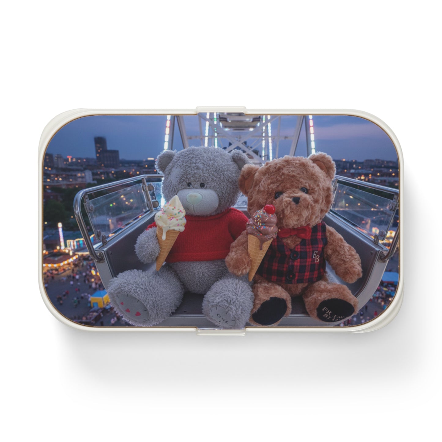 Teddy on Tour Jamie and Fraser Ferris Wheel Bento Lunch Box