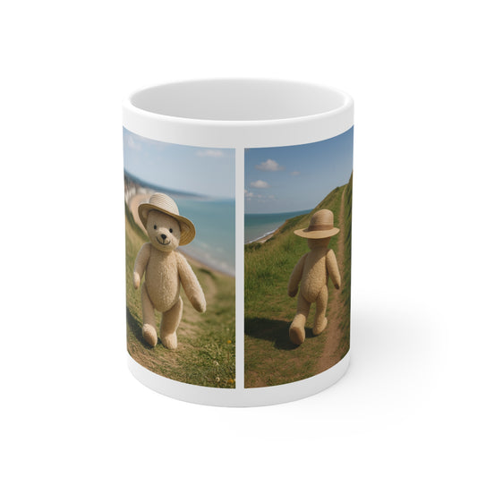 Teddy On Tour – Bexhill Galley Hill Ceramic Coffee Cup