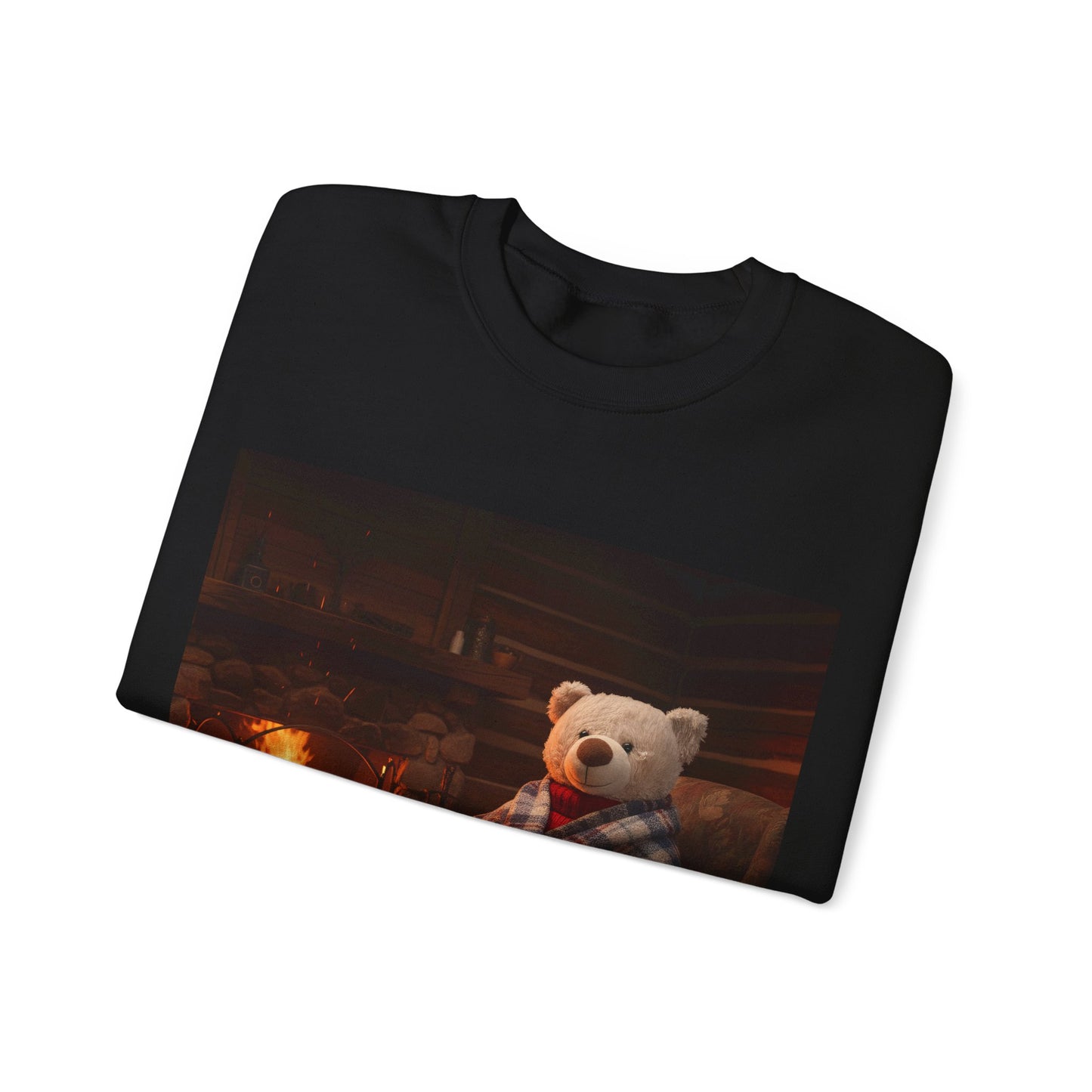 Teddy On Tour – Lombear in Norway Adult Unisex Heavy Blend™ Crewneck Sweatshirt