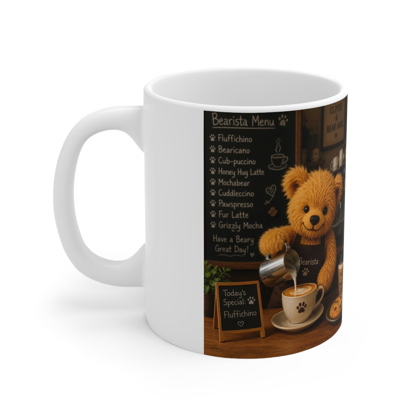 Teddy On Tour Teddy Bearista Ceramic Mug
