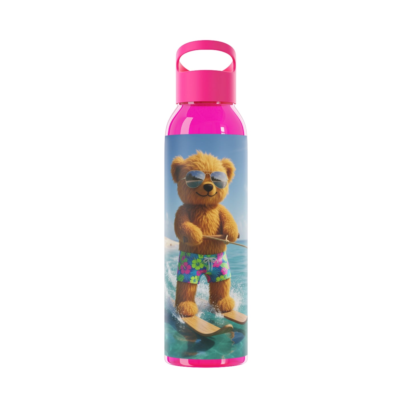 Teddy on Tour  Sky Water Bottle ( look for a matching lunchbox )