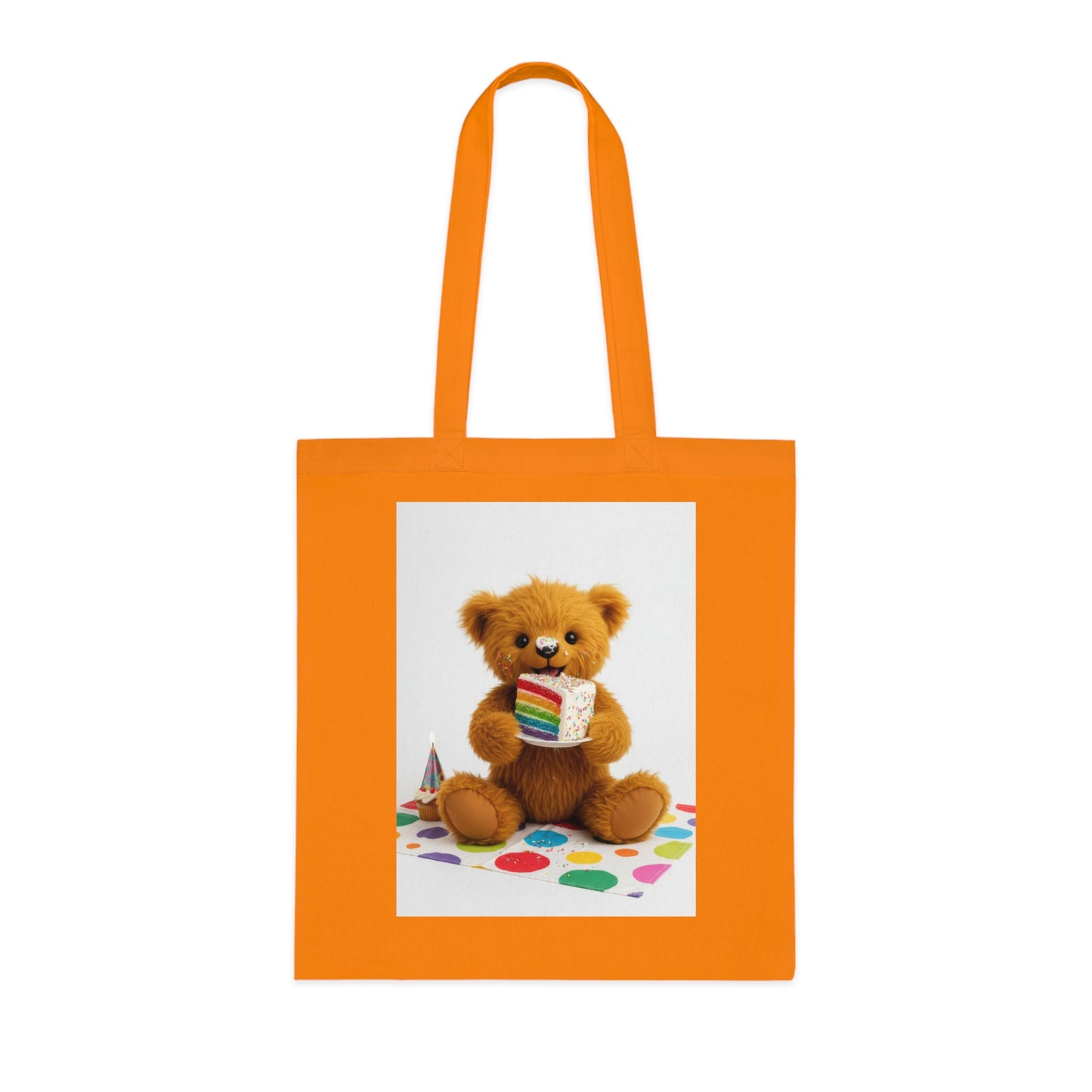 Teddy On Tour Cotton Tote Bag