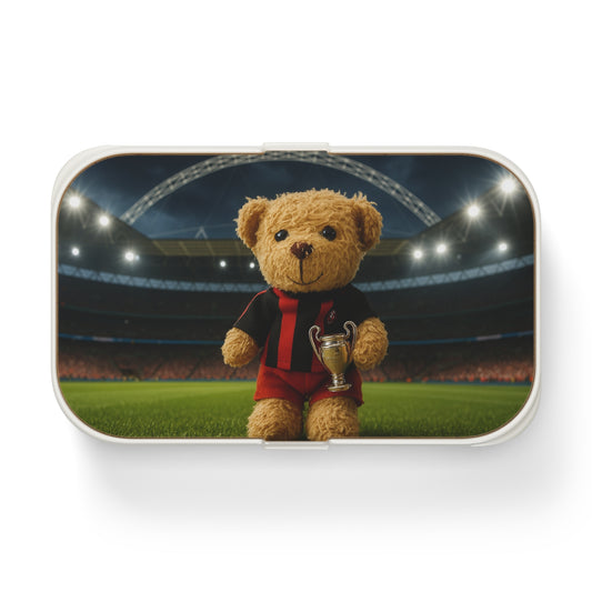 Teddy on Tour Doudou Vieux goes to Wembley Bento Lunch Box