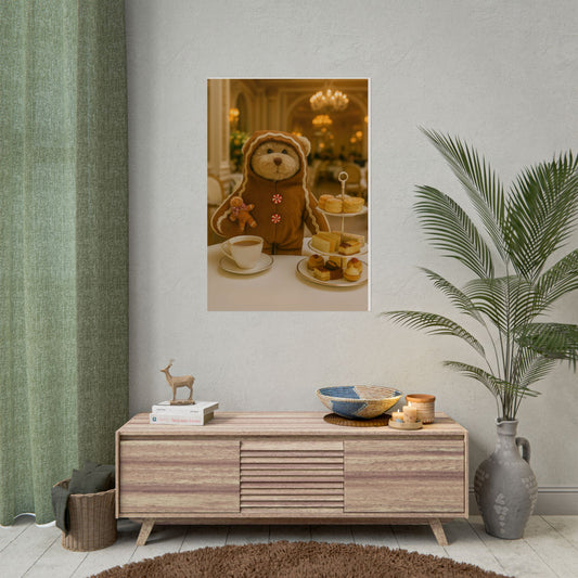 Teddy on Tour Ginger Decor Rolled Posters