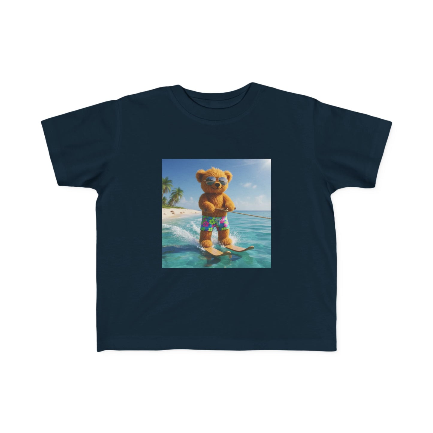 Teddy on Tour Clothing Toddler's Fine Jersey Tee