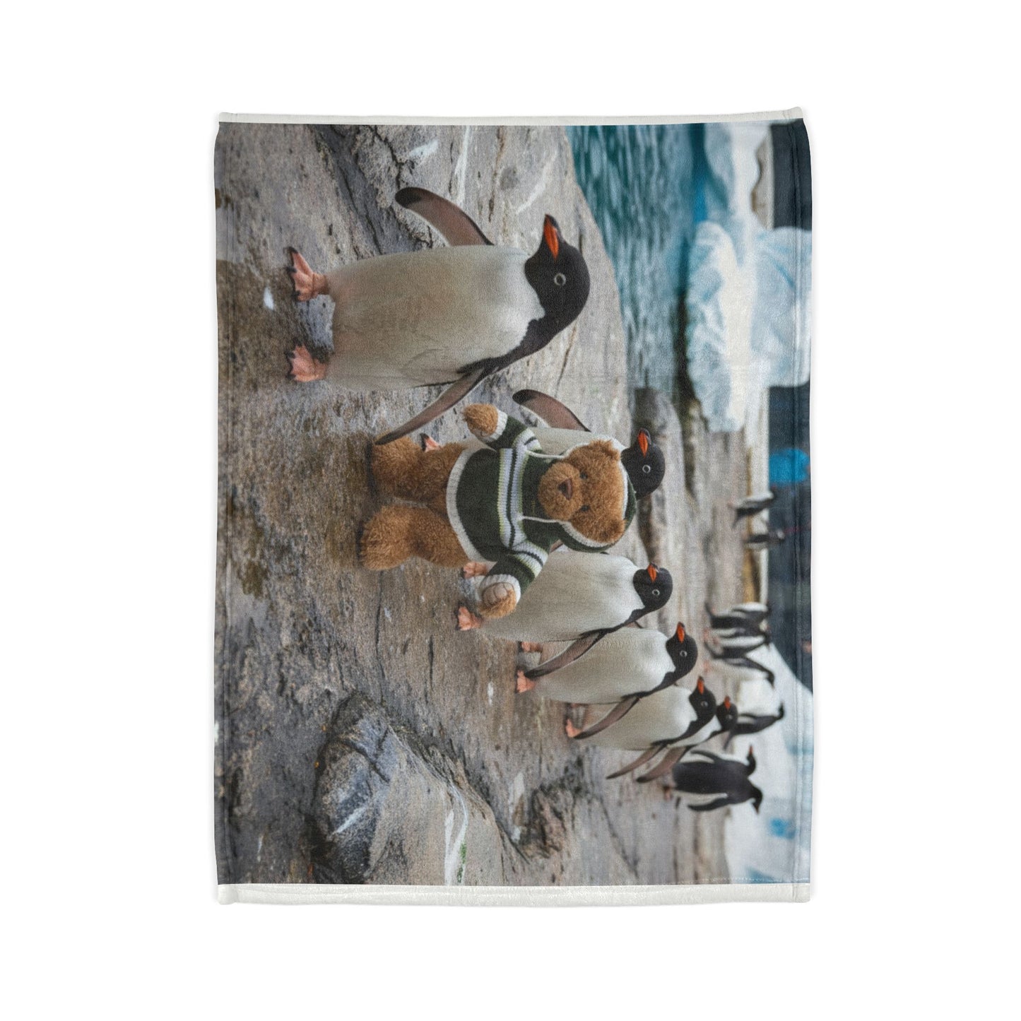 Teddy On Tour Harry at the Zoo Soft Polyester Blanket